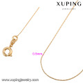 42963 -Xuping Simple style Gold Chain jwelleries necklace women